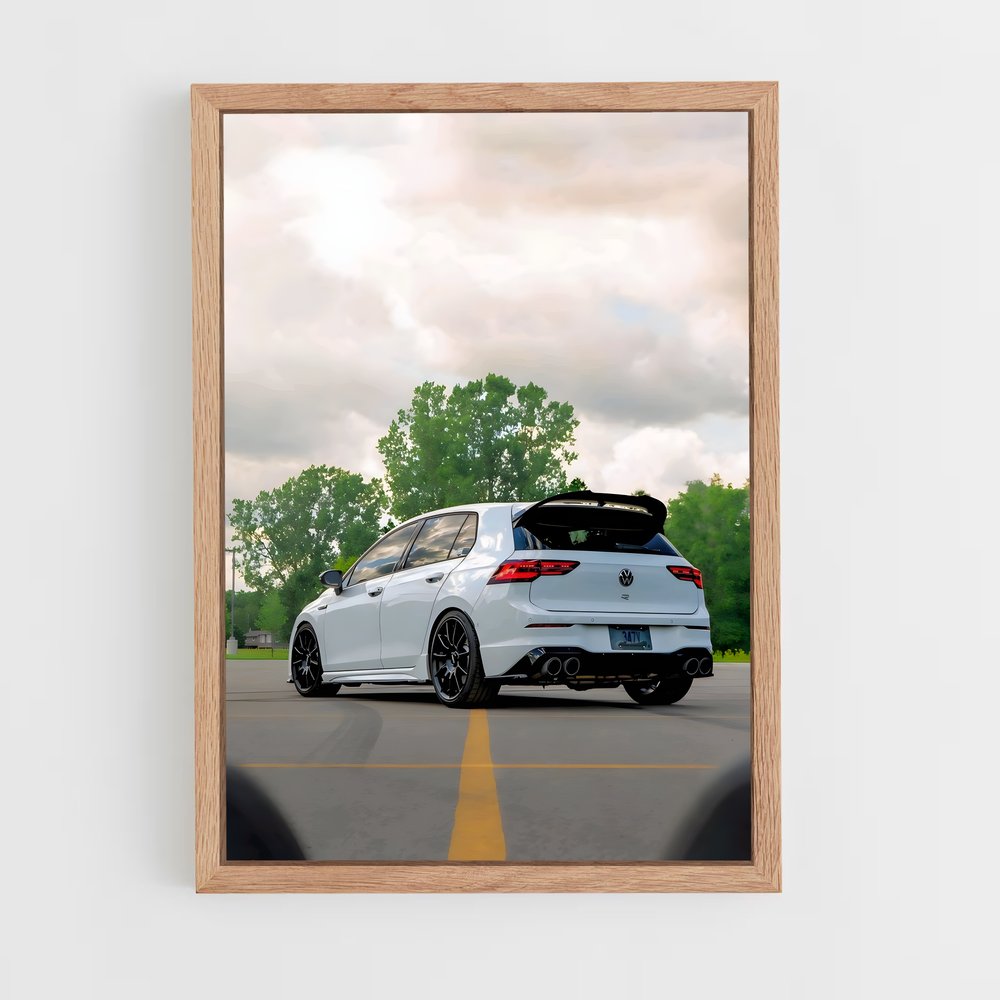 Poster Golf en Balade – affiche Volkswagen (vue 4)